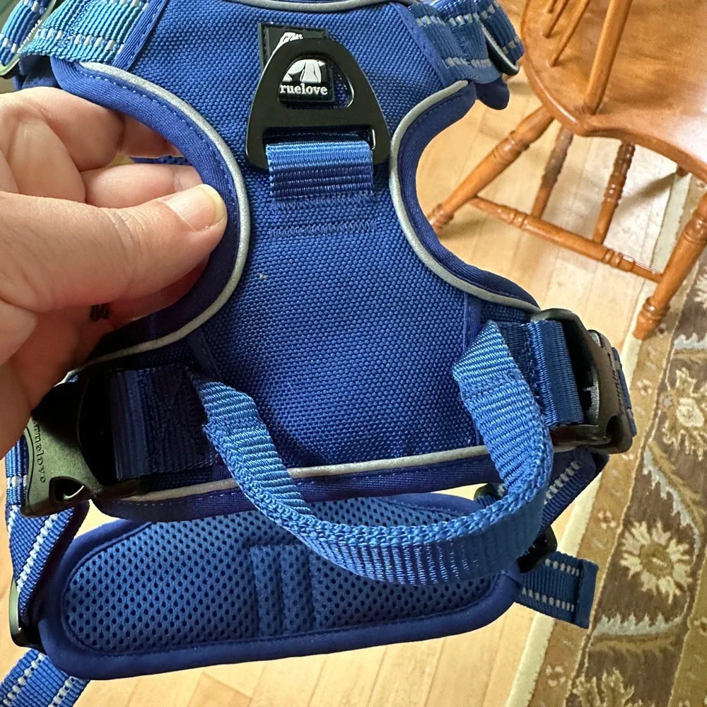 Truelove Dog Harness Bright Blue Fully Adjustable Sz M